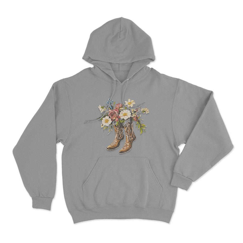 Desert Bloom Hoodie Grey Desert Bloom Hoodie Grey