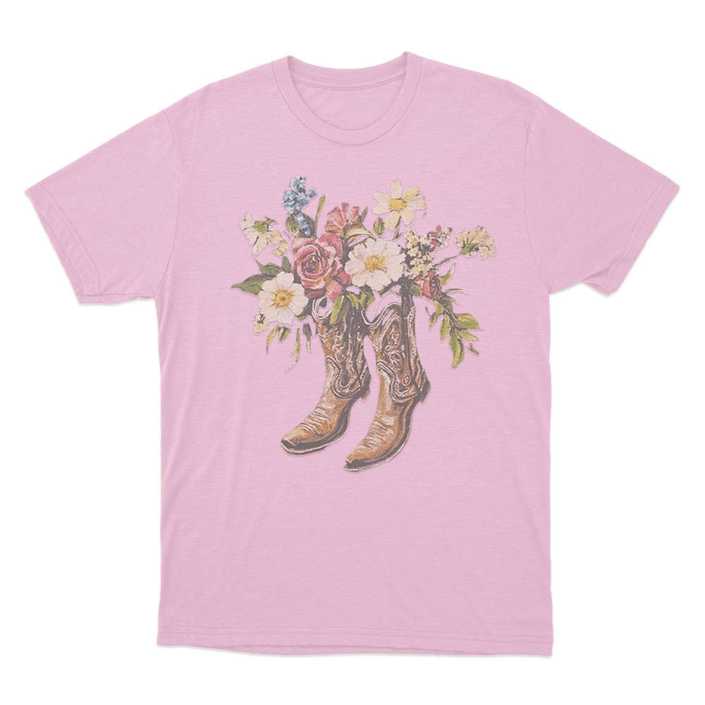 Desert Bloom T Shirt Pink Desert Bloom T Shirt Pink