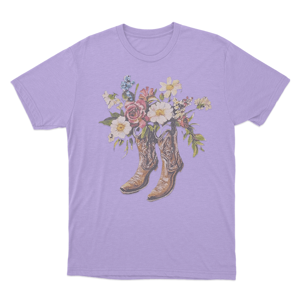 Desert Bloom T Shirt Purple Desert Bloom T Shirt Purple