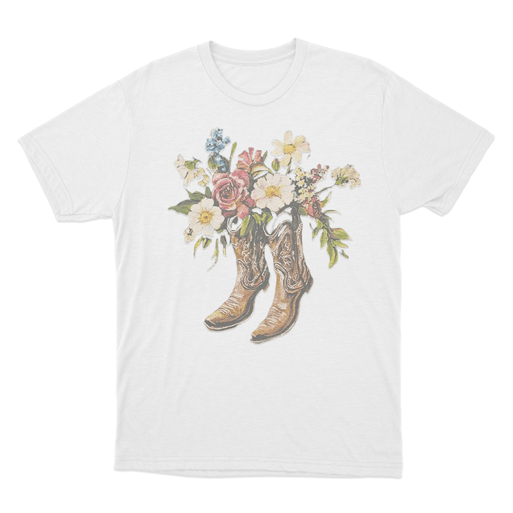 Desert Bloom T Shirt White Desert Bloom T Shirt White