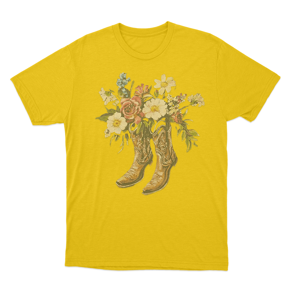 Desert Bloom T Shirt Yellow Desert Bloom T Shirt Yellow