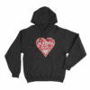 King of Hearts Hoodie Black