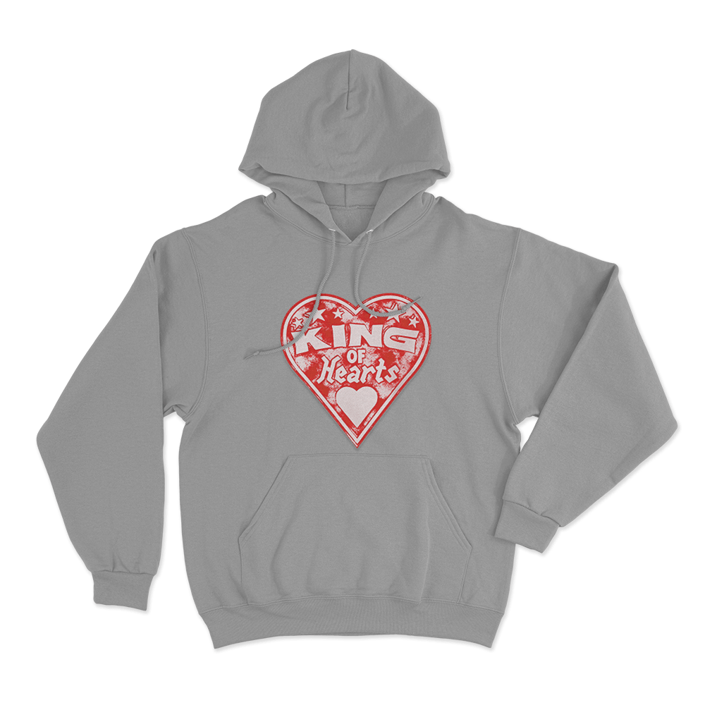 King of Hearts Hoodie Grey King of Hearts Hoodie Grey