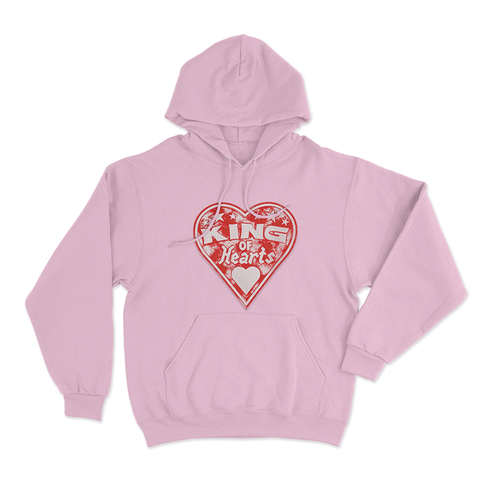King of Hearts Hoodie Pink King of Hearts Hoodie Pink
