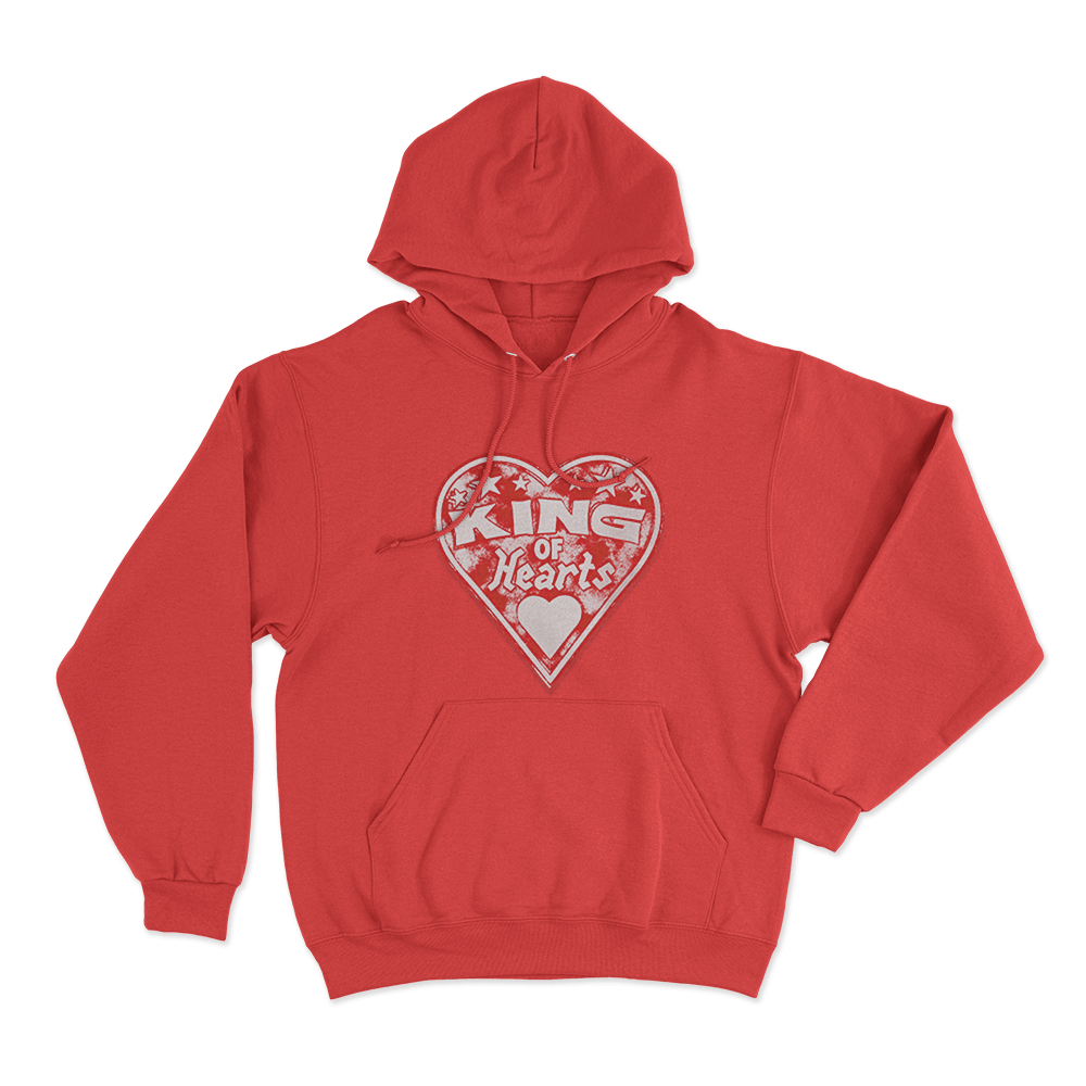 King of Hearts Hoodie Red King of Hearts Hoodie Red