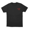 LAKE with red heart T Shirt Black