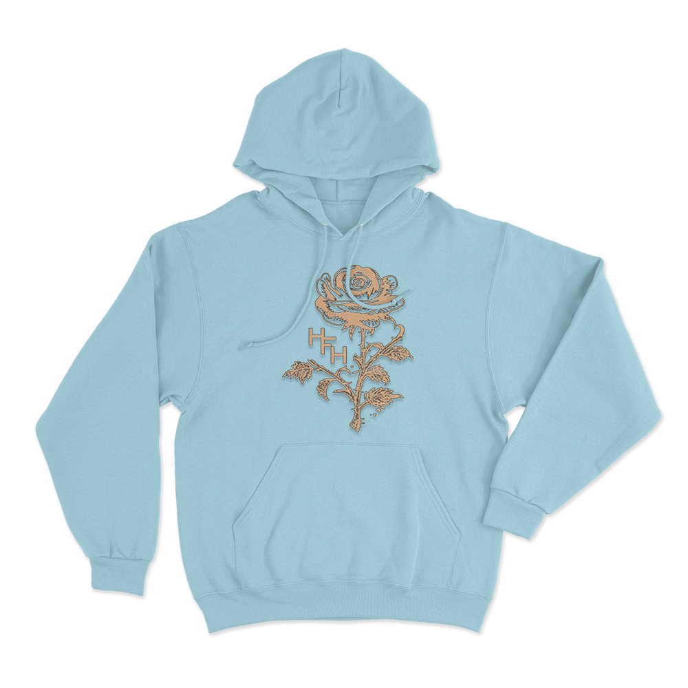 Reverie Rose Hoodie Sky Blue Reverie Rose Hoodie Sky Blue