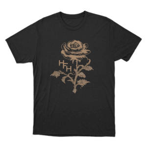 Reverie Rose T Shirt Black