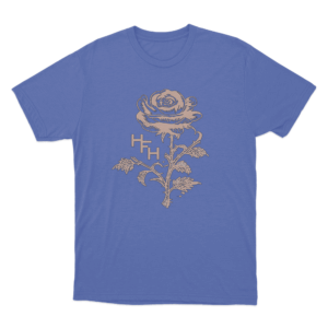 Reverie Rose T Shirt Blue