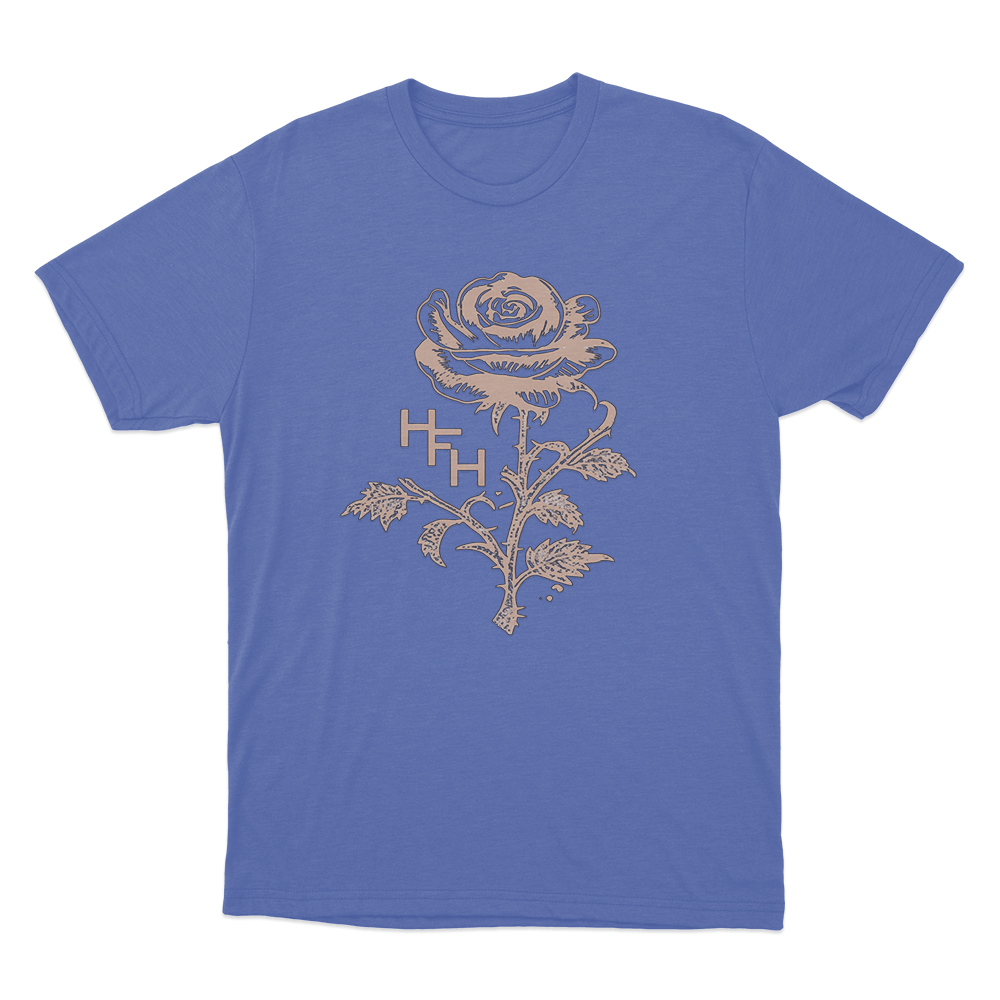 Reverie Rose T Shirt Blue Reverie Rose T Shirt Blue