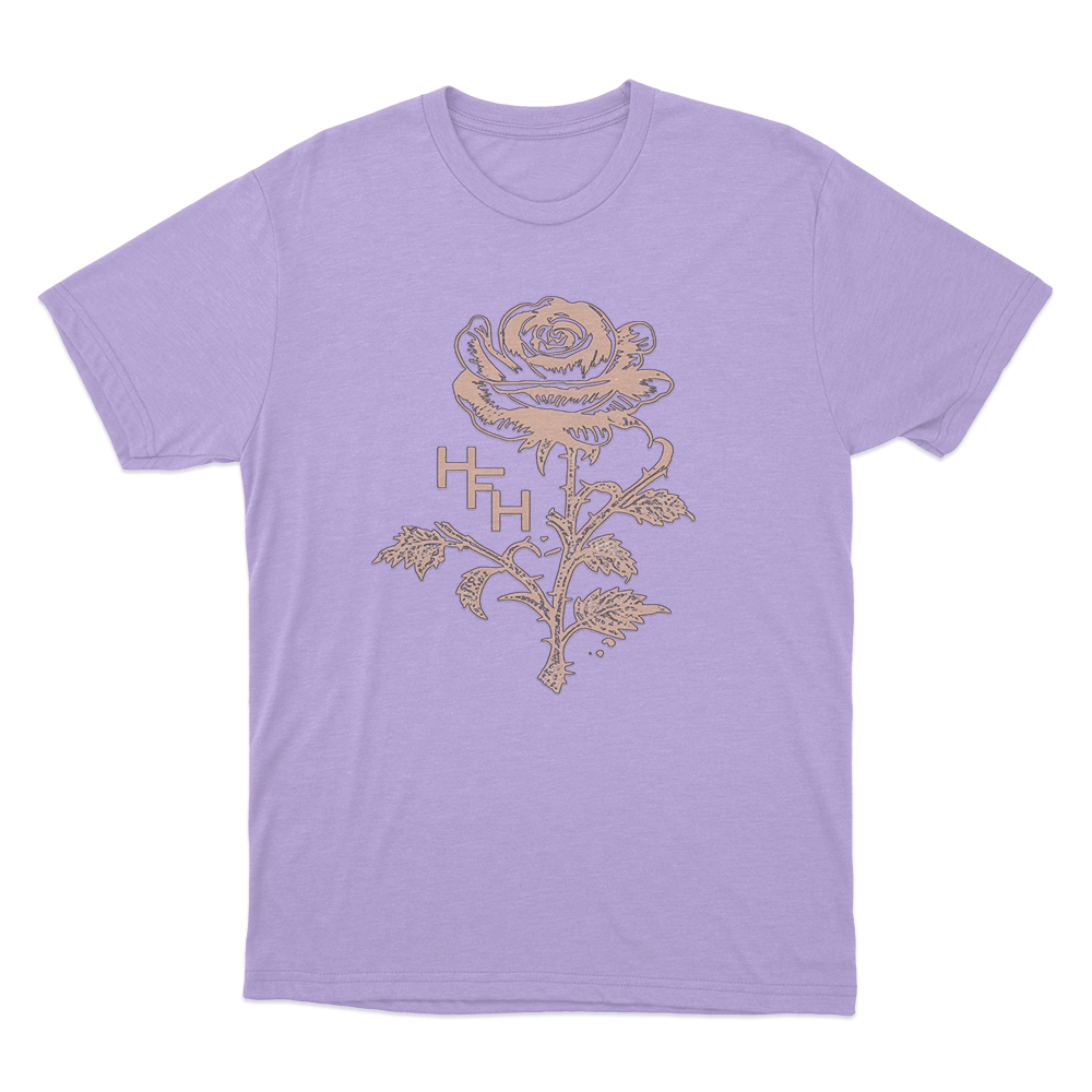 Reverie Rose T Shirt Purple Reverie Rose T Shirt Purple