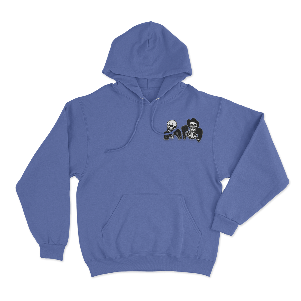 Skeleton boxers Hoodie Blue Skeleton boxers Hoodie Blue