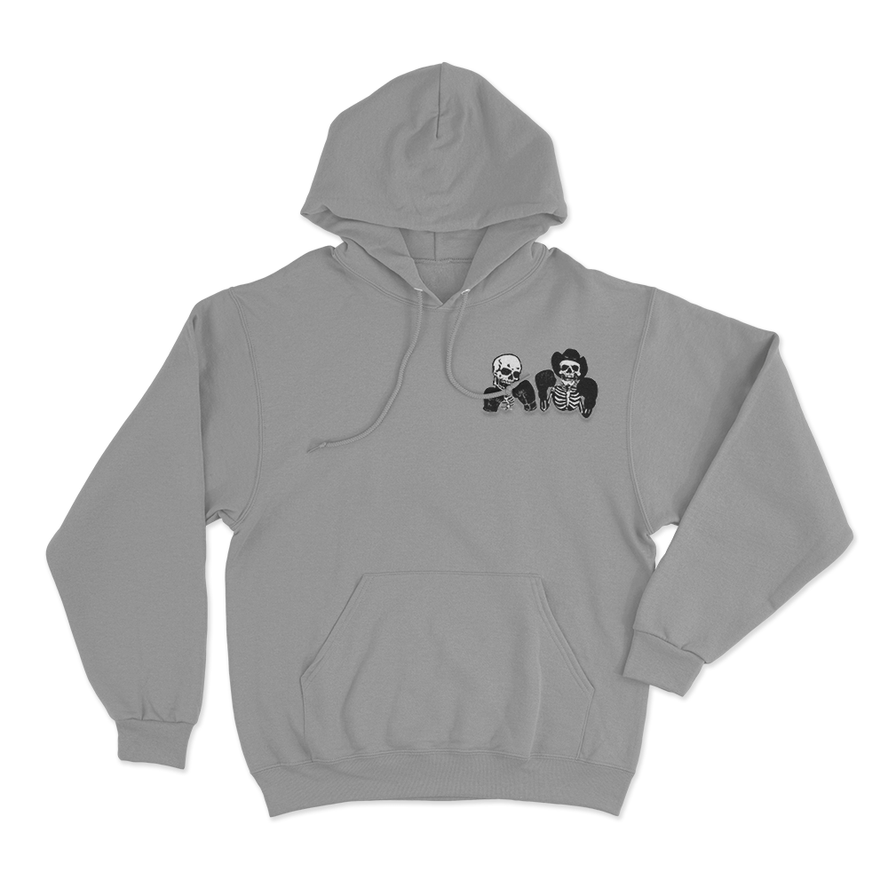 Skeleton boxers Hoodie Grey Skeleton boxers Hoodie Grey