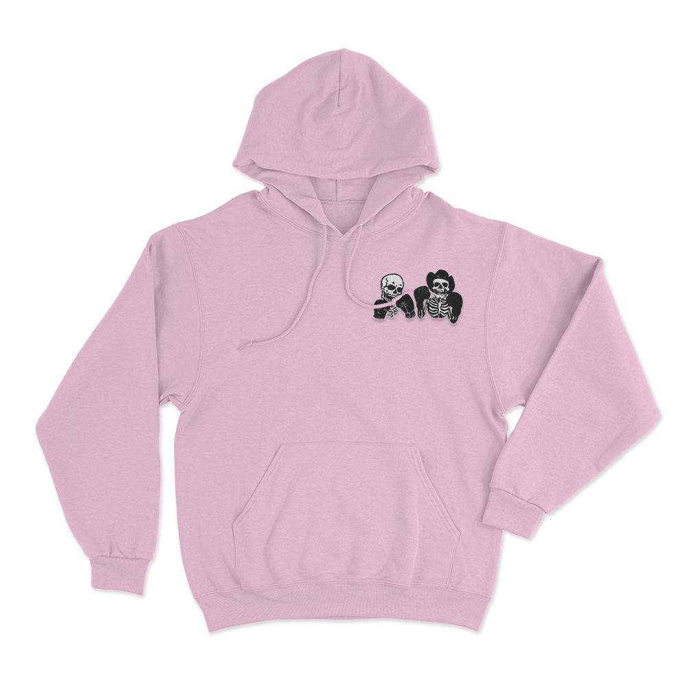 Skeleton boxers Hoodie Pink Skeleton boxers Hoodie Pink