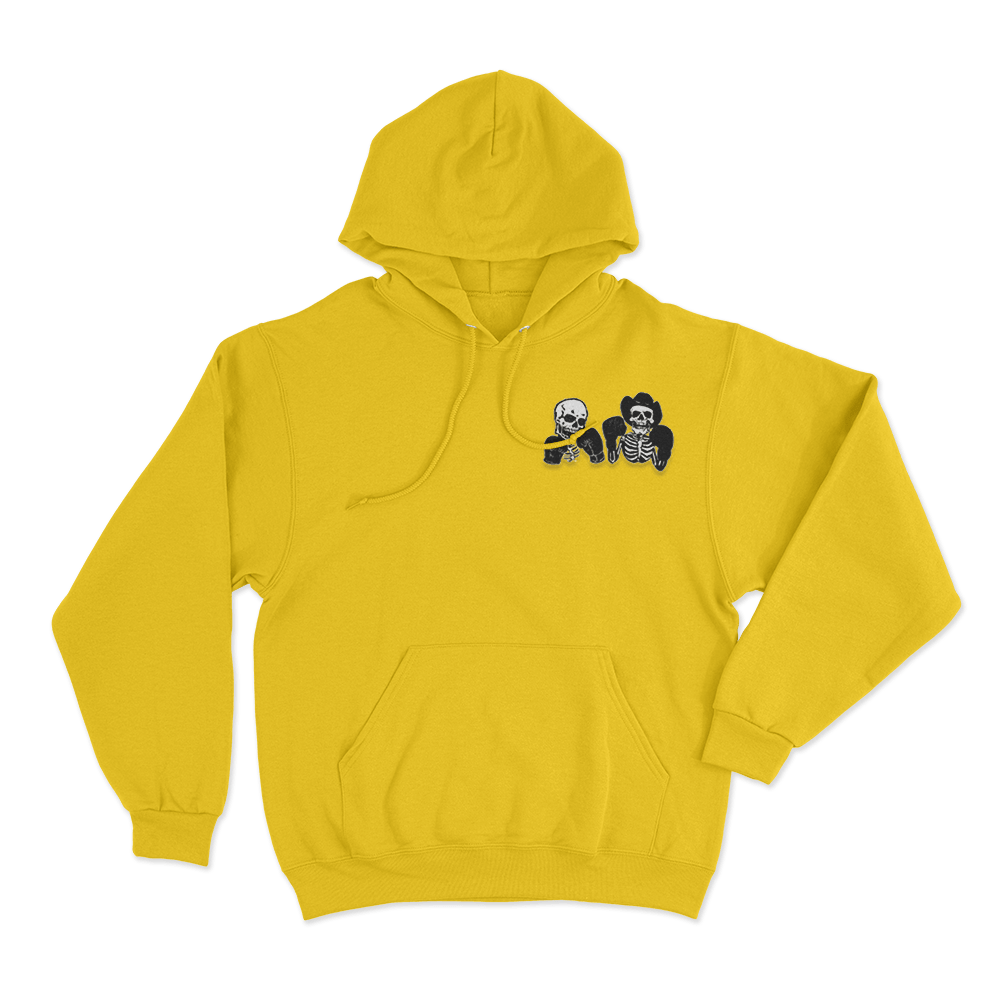 Skeleton boxers Hoodie Yellow Skeleton boxers Hoodie Yellow