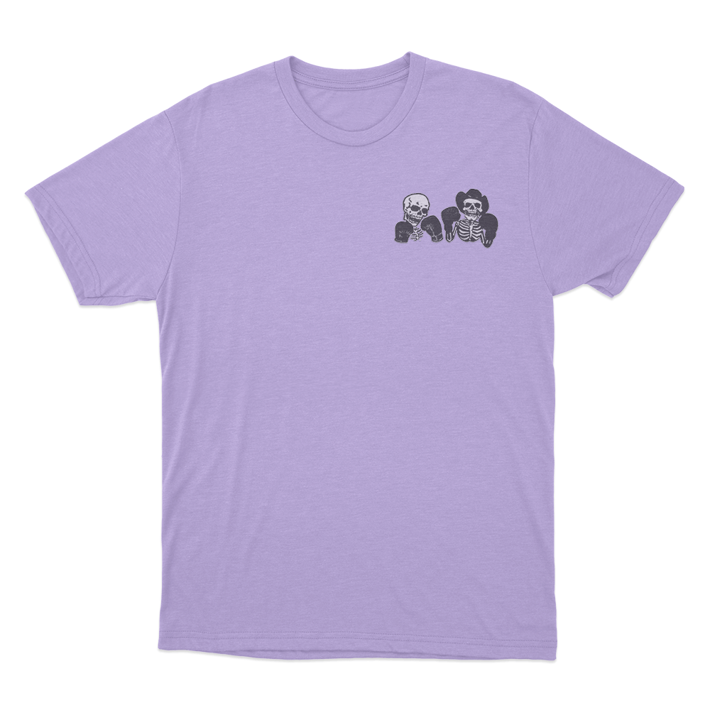 Skeleton boxers T Shirt Purple Skeleton boxers T Shirt Purple